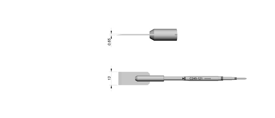 C245121 - Chrome finish, designed for plastic rivets